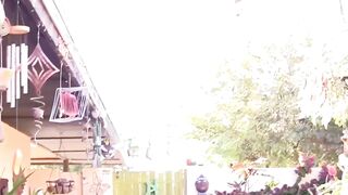 Caesar Cumming sways hips while stroking swollen dick