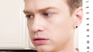 Horny Keira Croft shoves Alex Jetts hard dick into her wide throat