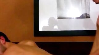BarebackGayPorno.com - Tyler Cole rides a huge cock until he bursts with warm cum on