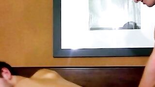 BarebackGayPorno.com - Tyler Cole rides a huge cock until he bursts with warm cum on