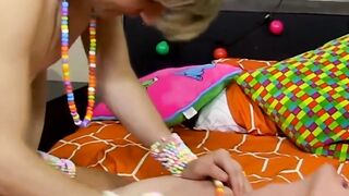 RawTwinkys.com - Candy twinks' kissing leads to bareback drilling and cumshots