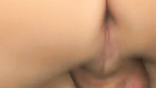 BoyObsession.com - Twink bottom's cum explosion while anal riding lover's big dick