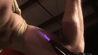 Drake Jaden hogtied and electrified by Preston Steel