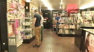 Tripp Bound Gagged Store Gangbang