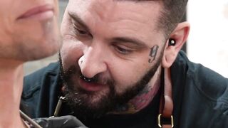 Archer Croft fists and licks Teddy Bryces prolapsed ass