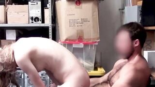 ShopliftersPunished.com - Pretty Lana Sharapova bends over to fuck Justin Magnum afte