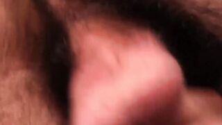 Hairy Jeremy Cox shows off impressive dick stroking skills