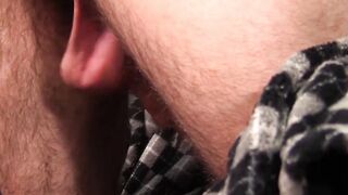 Hairy Jeremy Cox shows off impressive dick stroking skills