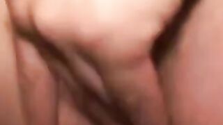 Mature gay pounds his shaft while fingering his hole