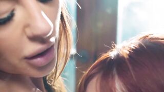 Lauren Phillips bends over for Vanna Bardots pussy feast