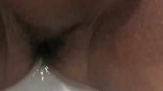 Japanese twink strokes hard dick relentlessly in bath