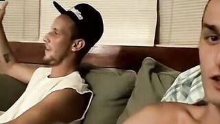 Str8Thugs.com - Straight thug's solo post-exercise cock stroking and cum blasting mas