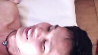 Older daddy bangs and rims tight young Asian asses