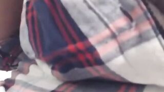 Hairy BBW Pussy - Almost Caught Masturbating!