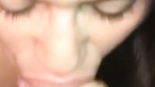 Amateur Latina MILF's Heavenly Blowjob