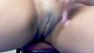 Daphne Shaving Her Sweet Pussy. Black Amateur Webcam Solo.