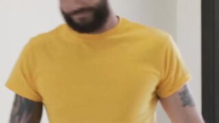 Sucking my stepbros friend dick while on live