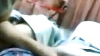 Malay College Babe with Big Tits Pleases Her Boyfriend