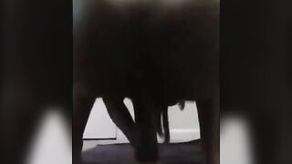 Big Booty Babe Rides Her Dildo