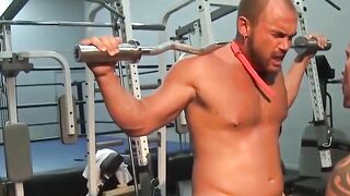 DaddyBondageBoy.com - Bearded Jessie enjoys punishment from gym bro