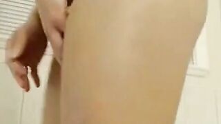 Big-Titted Blonde Rides Dildo On Cam