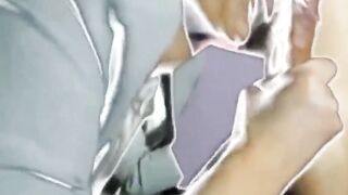 Blonde Sekretärin mit großen Titten verwöhnt ihren Chef mit Creampie