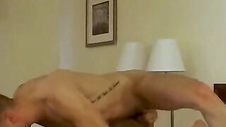 BarebackGayPorno.com - Wolfie Blue sucks a big dick and gets his tight asshole raw fu