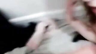 Amateur Webcam Couple's Facial
