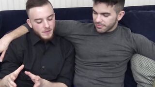 Riley Ross toys FTM Luke Hudsons pussy then drills it raw