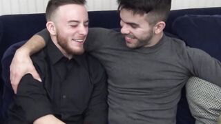 Riley Ross toys FTM Luke Hudsons pussy then drills it raw