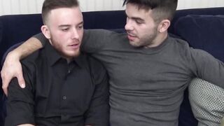 Riley Ross toys FTM Luke Hudsons pussy then drills it raw