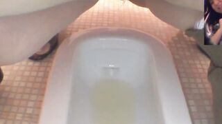 These two girls burst with warm pee ready to release