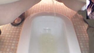 These two girls burst with warm pee ready to release