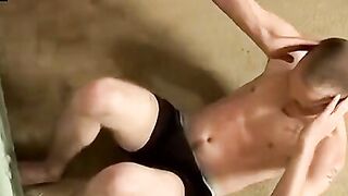 Str8Thugs.com - Straight thugs' mutual side-by-side cock stroking and cum blasting fe