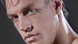 Gorgeous Steve Hammond demonstrates his wild solo jerk style