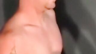 JoeSchmoeXXX.com - Black dude spreads legs for amateur white guy to cum on him eagerl