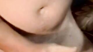 JoeSchmoeXXX.com - Black dude spreads legs for amateur white guy to cum on him eagerl