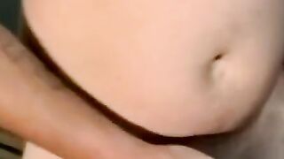 JoeSchmoeXXX.com - Black dude spreads legs for amateur white guy to cum on him eagerl