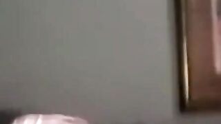 JoeSchmoeXXX.com - Black dude spreads legs for amateur white guy to cum on him eagerl