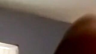 JoeSchmoeXXX.com - Amateur black guy jerks off solo with white dude kissing him passi