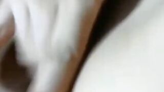 Sexy Latina Shows Off Her Hair on Webcam