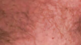 Hairy mature hunk loves pulling his throbbing cock