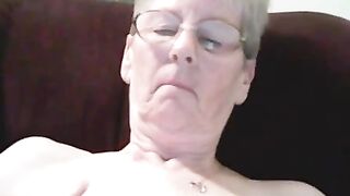 Granny's Webcam: Titillating Tit Play Hoe 2