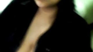 Big-Breasted Indian Amateur BBW Teases on Webcam