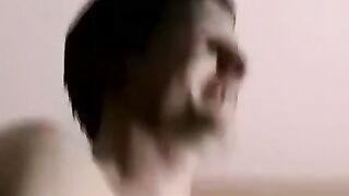 Amateur jerked off then sucked by black mature perv