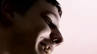 Amateur jerked off then sucked by black mature perv