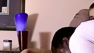 Solo amateur grins while jerking thick cum geyser
