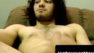 Two amateurs flood mature gays mouth with hot jizz