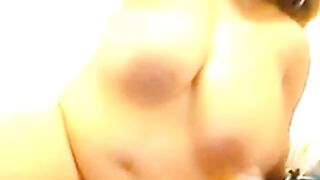 Big-Titted Black BBW's Webcam Show