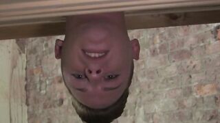 Bound twink whipped and fingered then anal destroyed